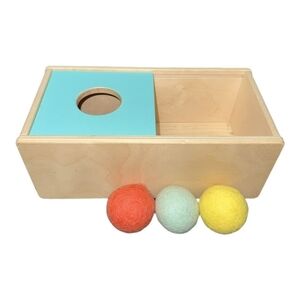 Lovevery Ball Drop Toy: Wooden Montessori Toy with Colorful Balls